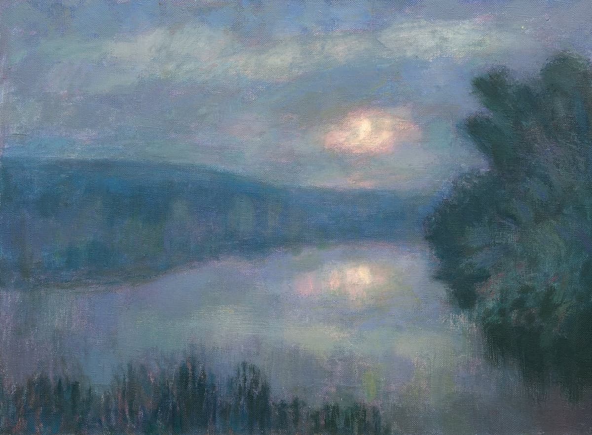 Місяць крізь хмари