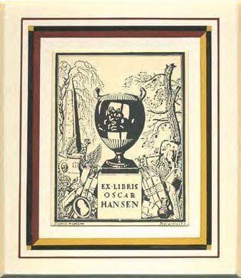 Ex libris Oscar Hansen