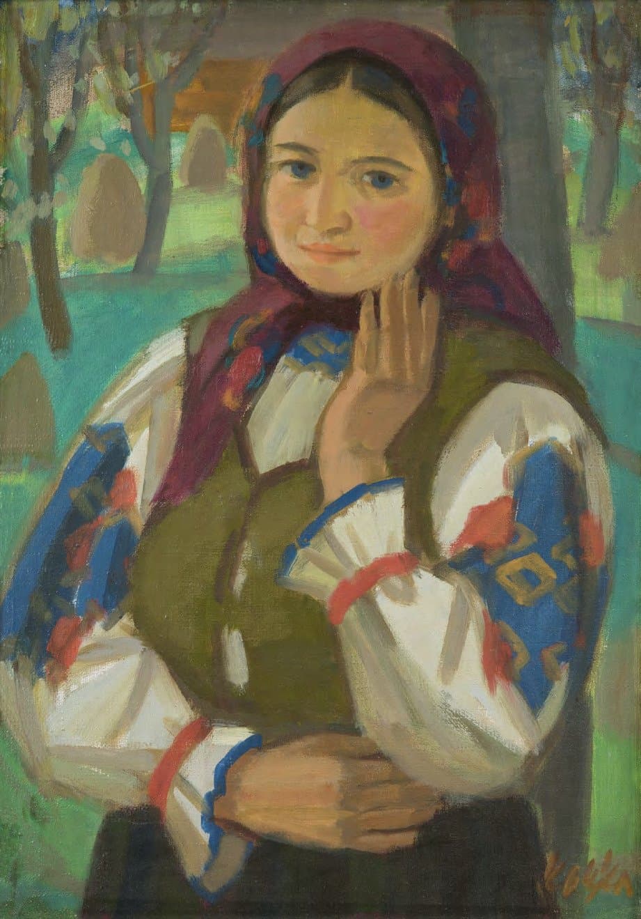 Портрет гуцулки