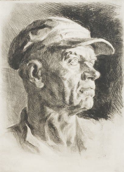 Портрет чоловіка в кепці