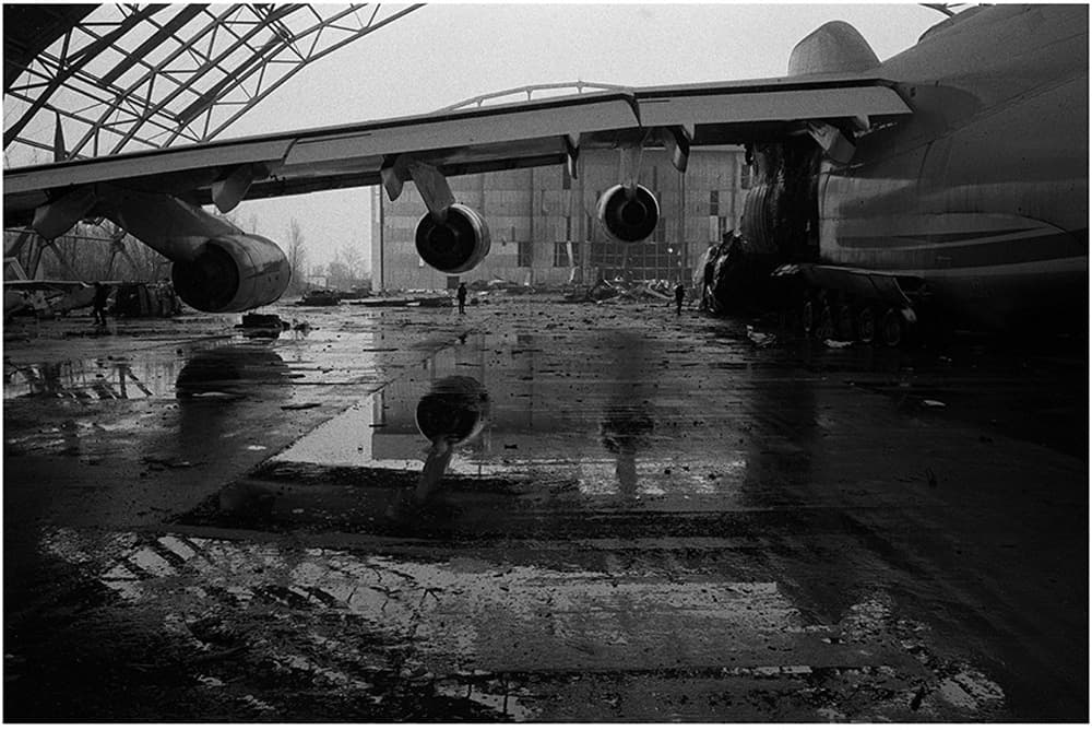 Гостомель, аеропорт "Антонов", залишки Ан-225 "Мрія", березень 2022 року