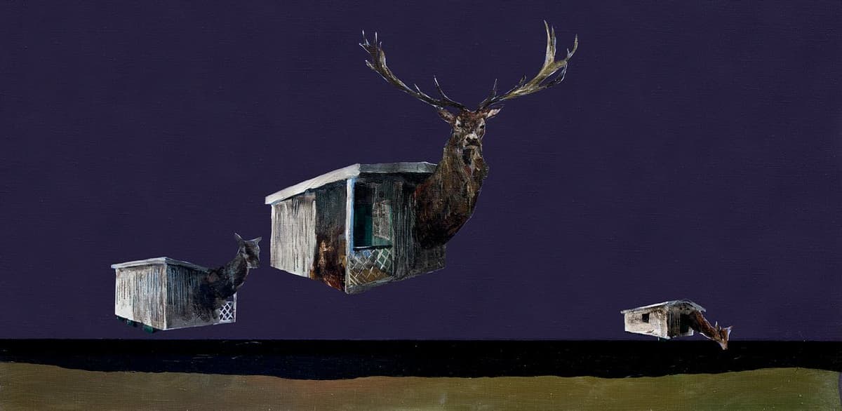 Вечірні олені Бірючого