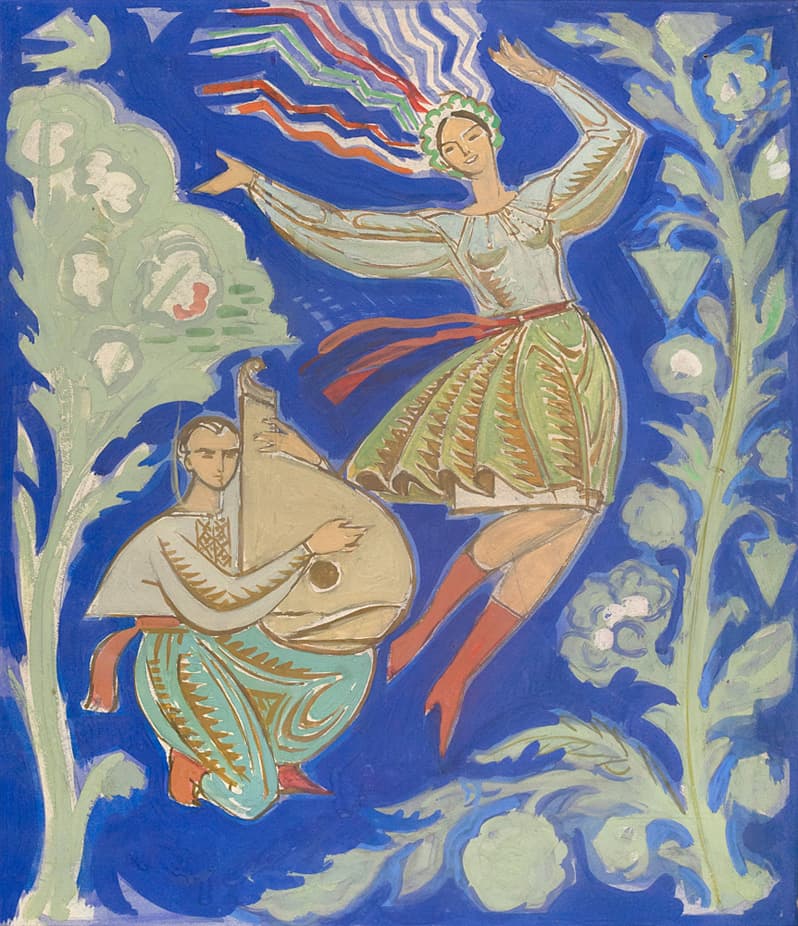 Ескіз мозаїки «Українська пісня»