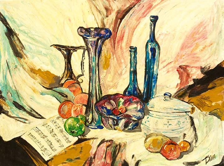 Натюрморт із синьою вазою