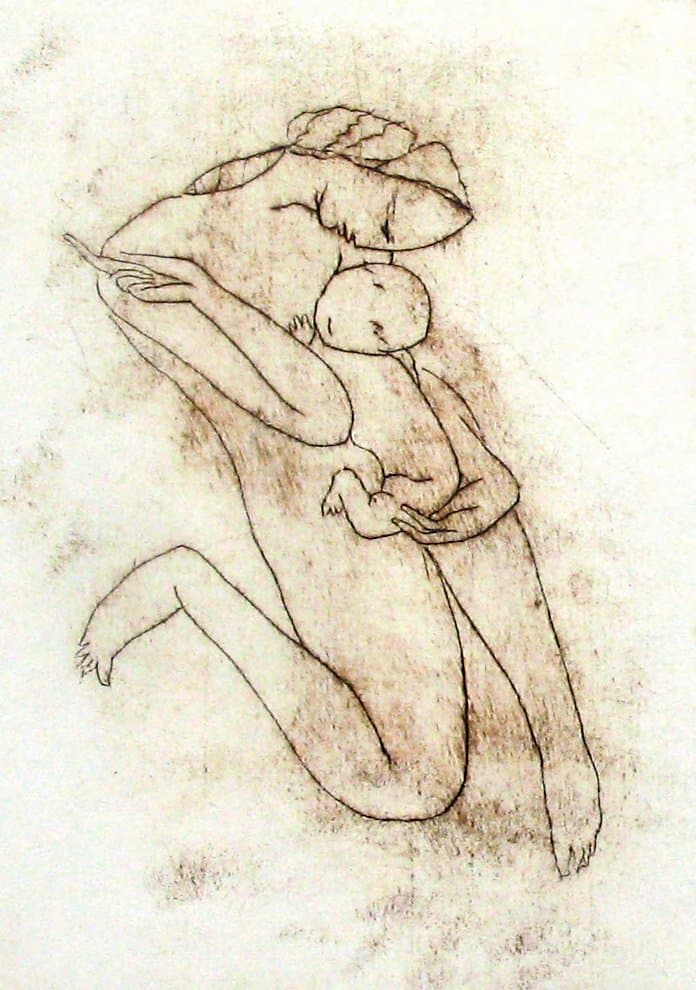 Мати з немовлям