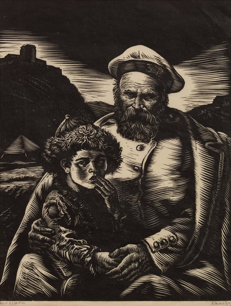 Тарас Шевченко з казахським хлопчиком