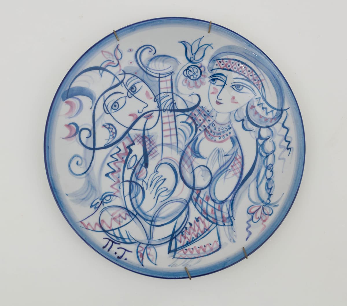 Декоративний таріль «Козак Мамай і чужа молодиця»