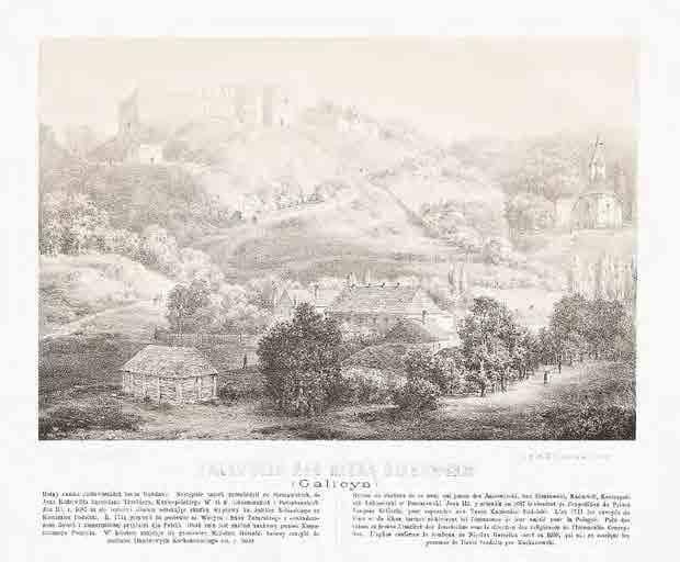 Jazlowiec nad rzeka Olehowcem (Galicya)